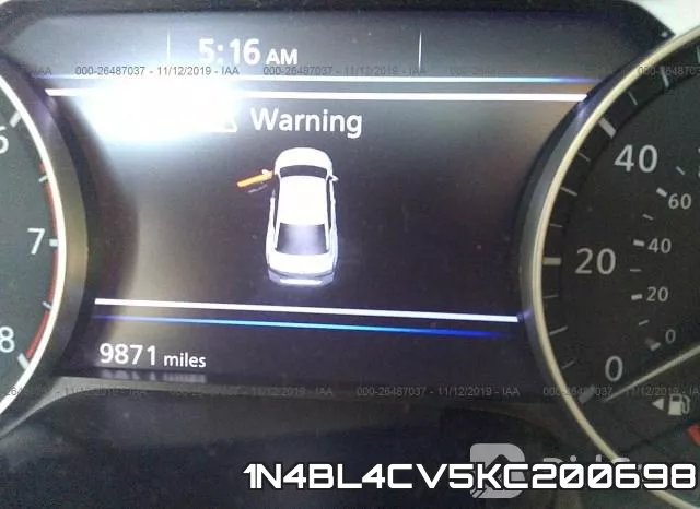 1N4BL4CV5KC200698 фото 8