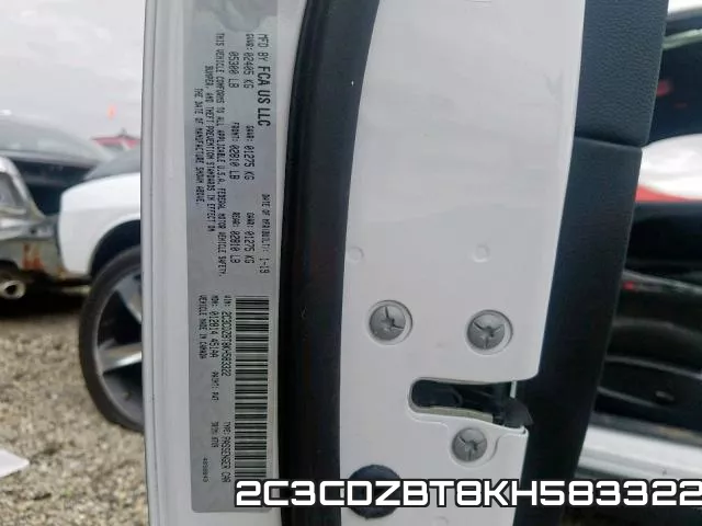 2C3CDZBT8KH583322 фото 2