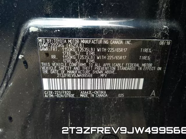 2T3ZFREV9JW499568 фото 2