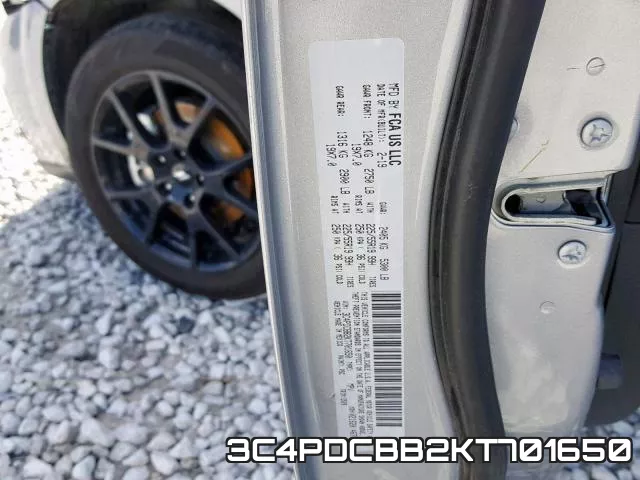 3C4PDCBB2KT701650 фото 2