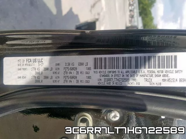 3C6RR7LT7HG722589 фото 2