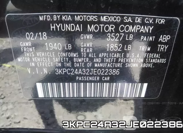 3KPC24A32JE022386 фото 10