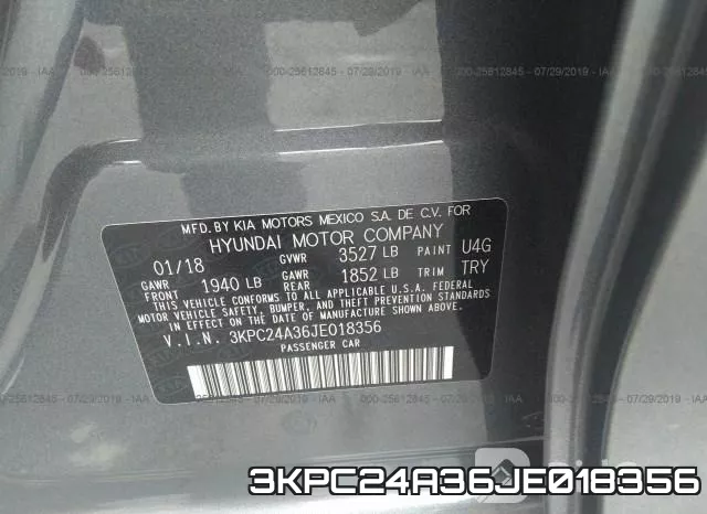 3KPC24A36JE018356 фото 10