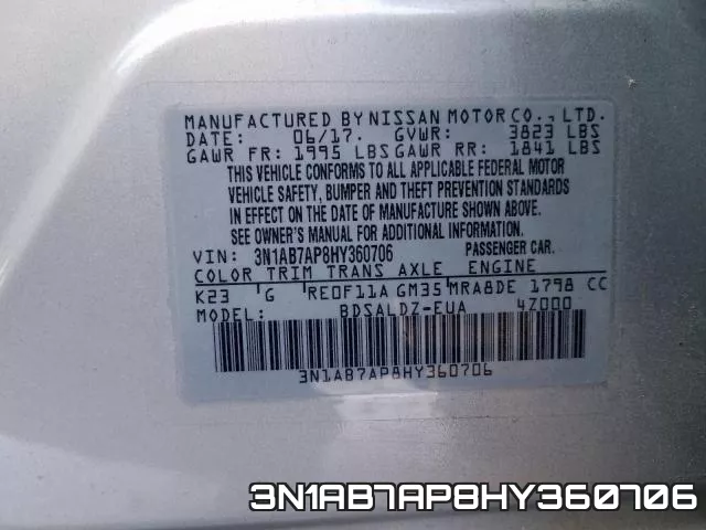 3N1AB7AP8HY360706 фото 2