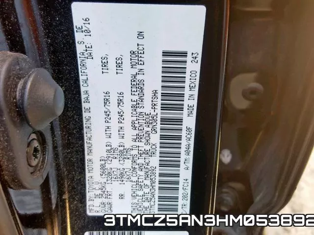 3TMCZ5AN3HM053892 фото 2