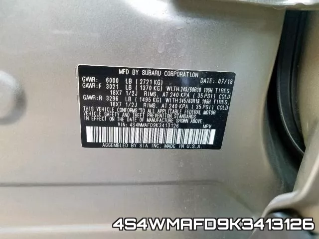 4S4WMAFD9K3413126 фото 2