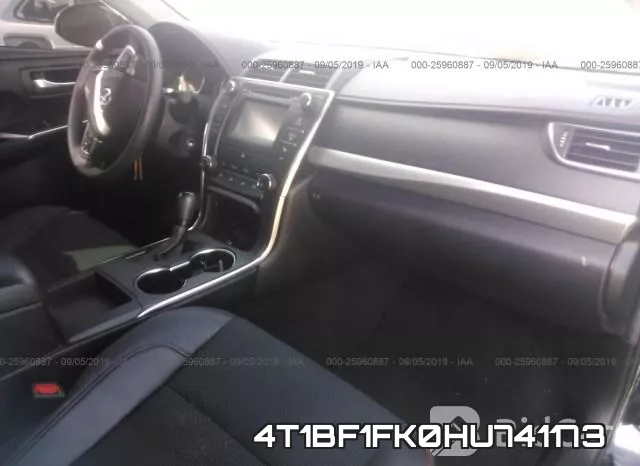 4T1BF1FK0HU741173 фото 5