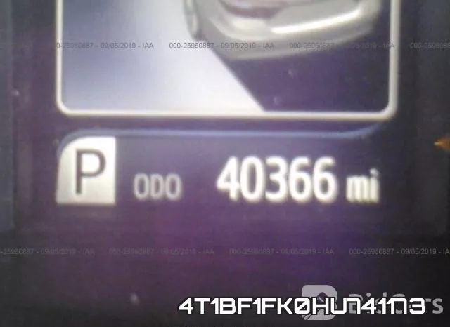 4T1BF1FK0HU741173 фото 7