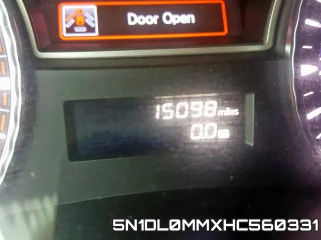 5N1DL0MMXHC560331 фото 7