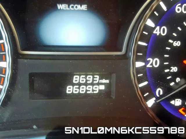 5N1DL0MN6KC559788 фото 8