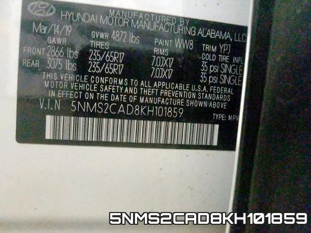 5NMS2CAD8KH101859 фото 2
