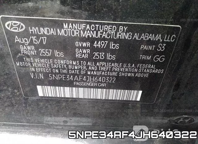 5NPE34AF4JH640322 фото 9