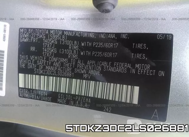5TDKZ3DC2LS026881 фото 6
