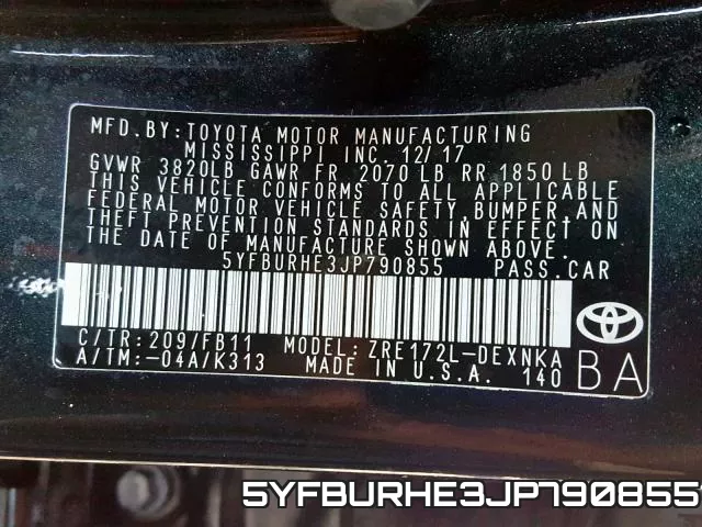 5YFBURHE3JP790855 фото 2