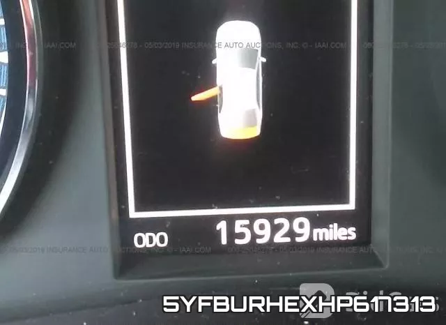 5YFBURHEXHP617313 фото 8