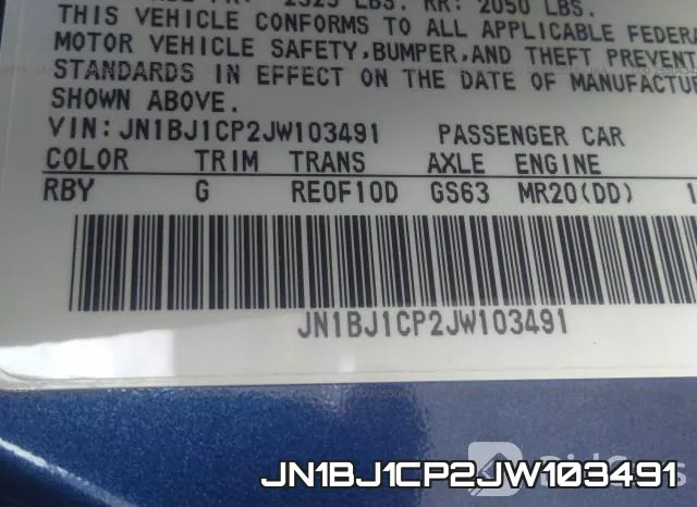 JN1BJ1CP2JW103491 фото 8