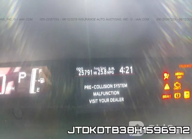 JTDKDTB38H1596972 фото 7