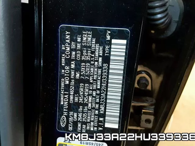 KM8J33A22HU339338 фото 2
