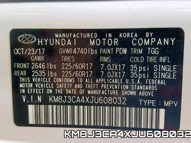 KM8J3CA4XJU608032 фото 2