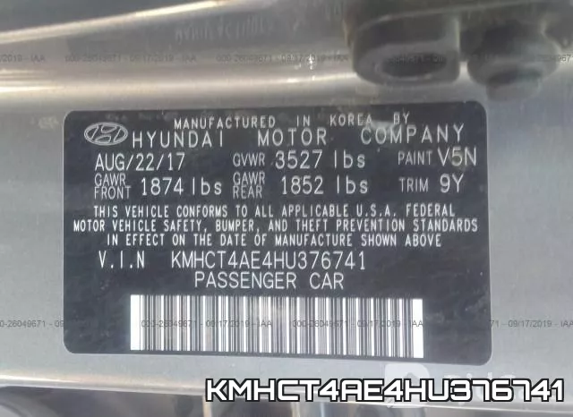 KMHCT4AE4HU376741 фото 10