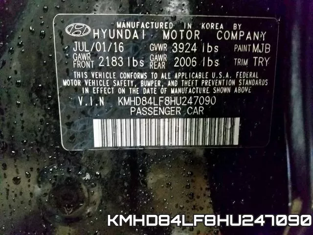 KMHD84LF8HU247090 фото 2