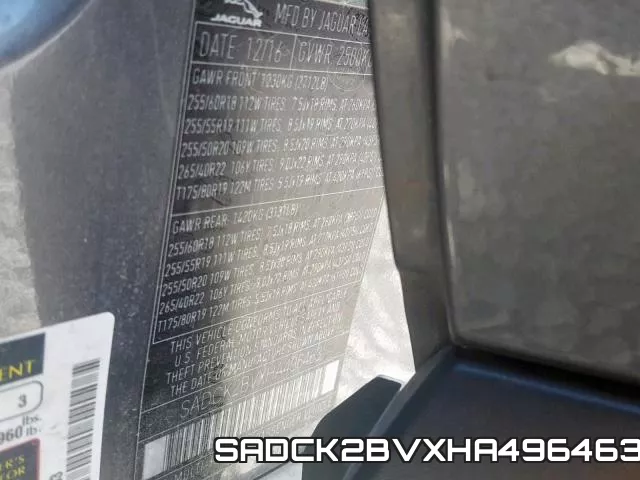SADCK2BVXHA496463 фото 2