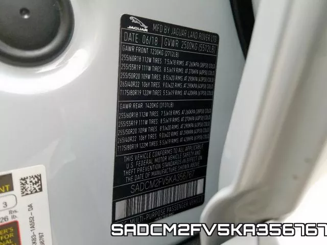 SADCM2FV5KA356767 фото 2