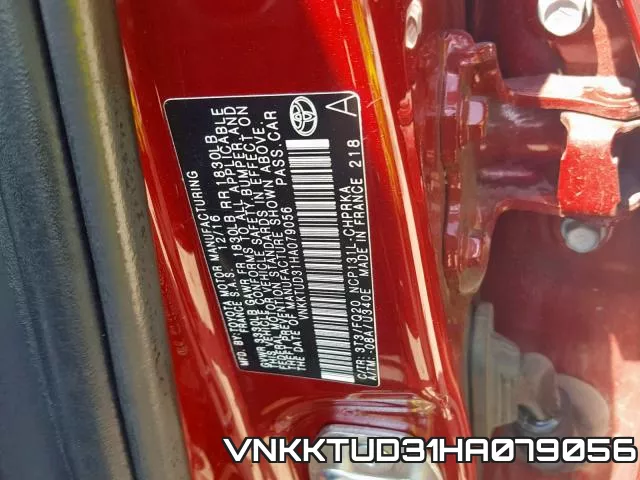 VNKKTUD31HA079056 фото 2