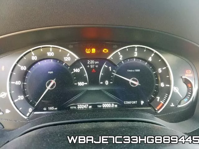 WBAJE7C33HG889445 фото 8