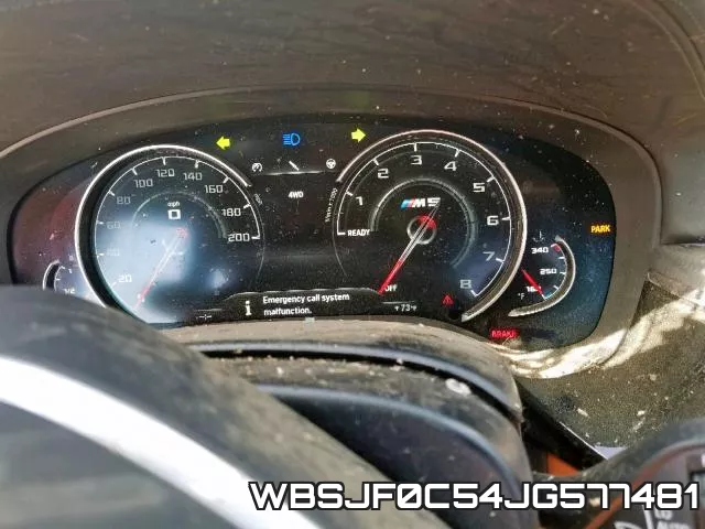 WBSJF0C54JG577481 фото 8