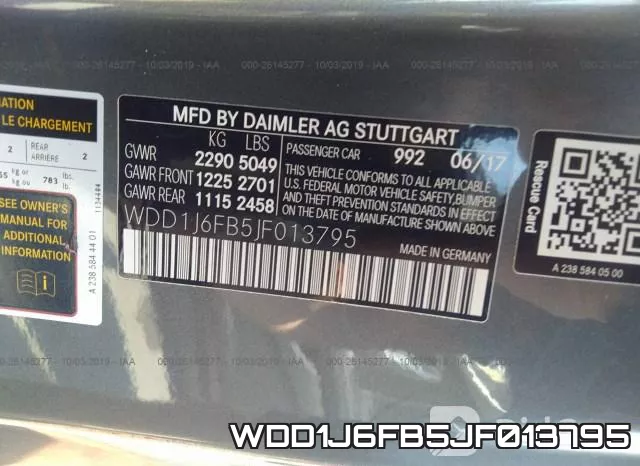 WDD1J6FB5JF013795 фото 8