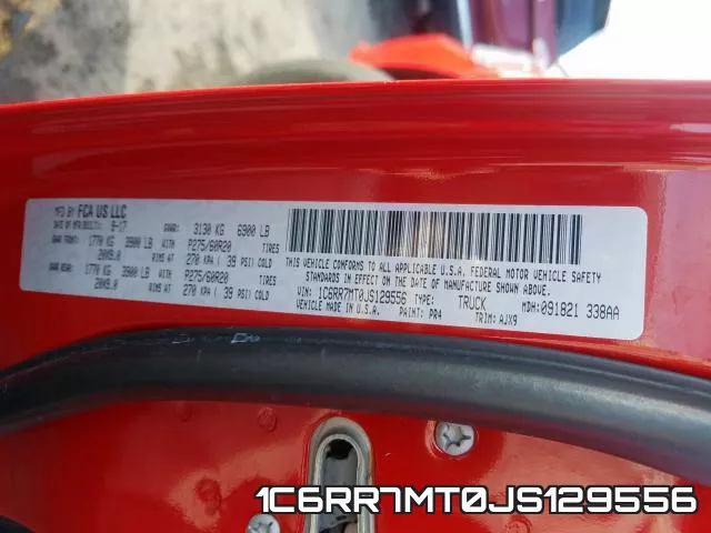1C6RR7MT0JS129556 фото 2