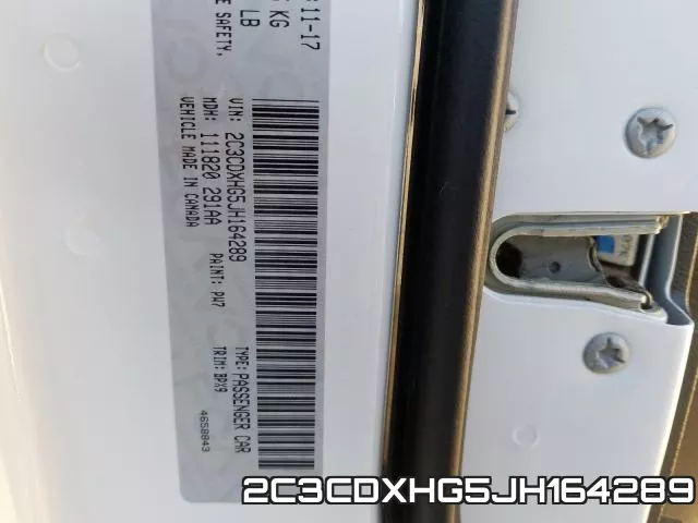 2C3CDXHG5JH164289 фото 2