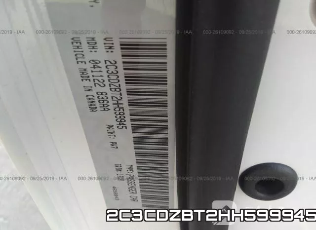 2C3CDZBT2HH599945 фото 10