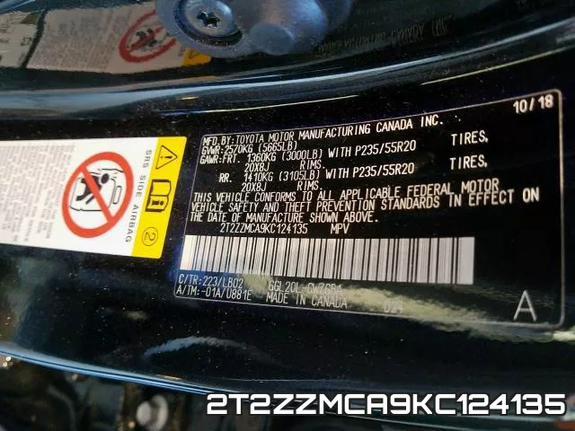 2T2ZZMCA9KC124135 фото 2