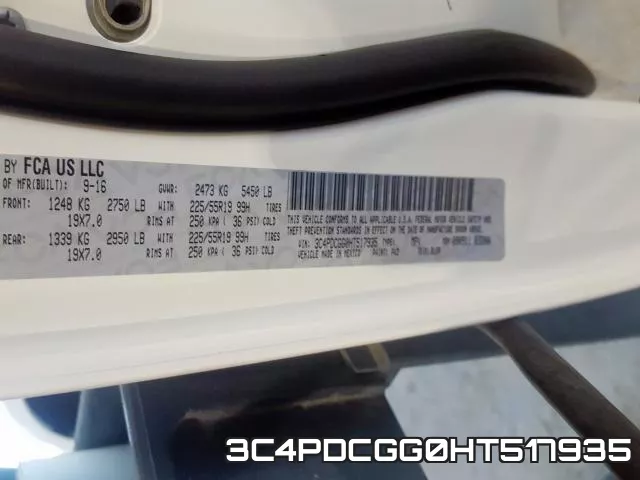 3C4PDCGG0HT517935 фото 2