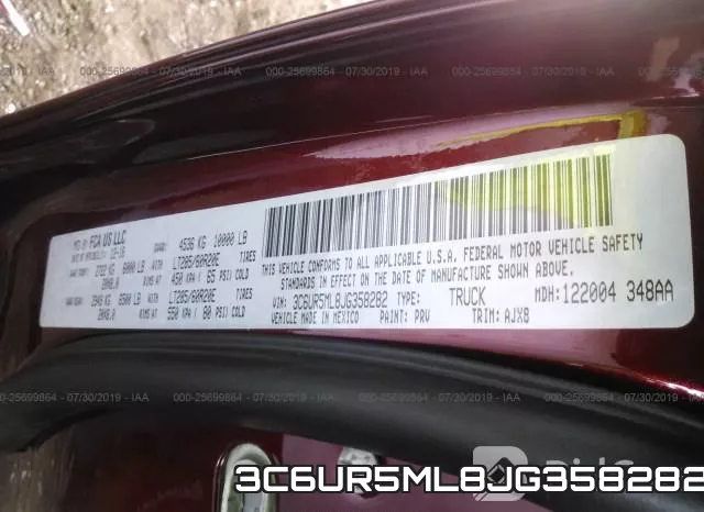 3C6UR5ML8JG358282 фото 10