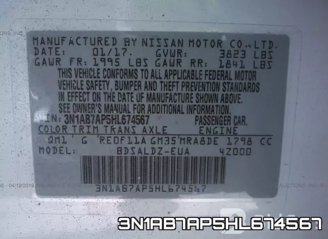3N1AB7AP5HL674567 фото 10