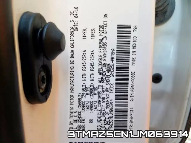3TMAZ5CN1JM063914 фото 2