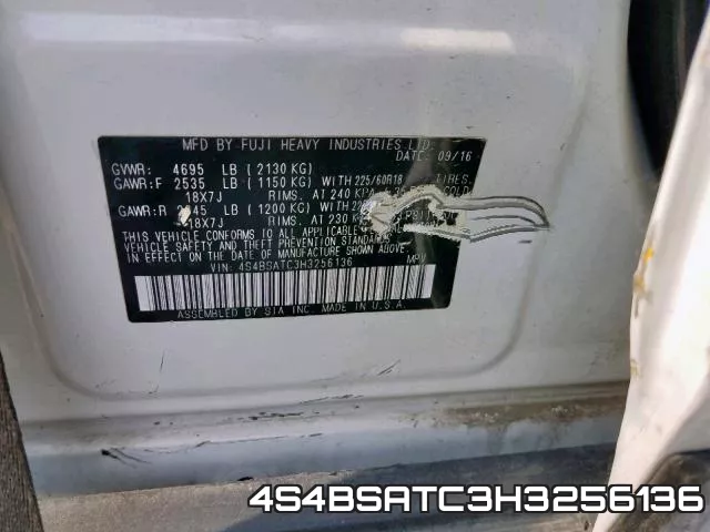 4S4BSATC3H3256136 фото 2