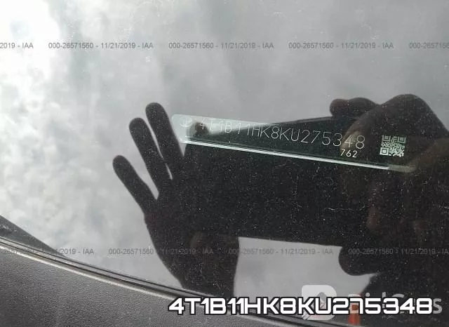 4T1B11HK8KU275348 фото 10