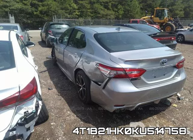 4T1B21HK0KU514758 фото 4
