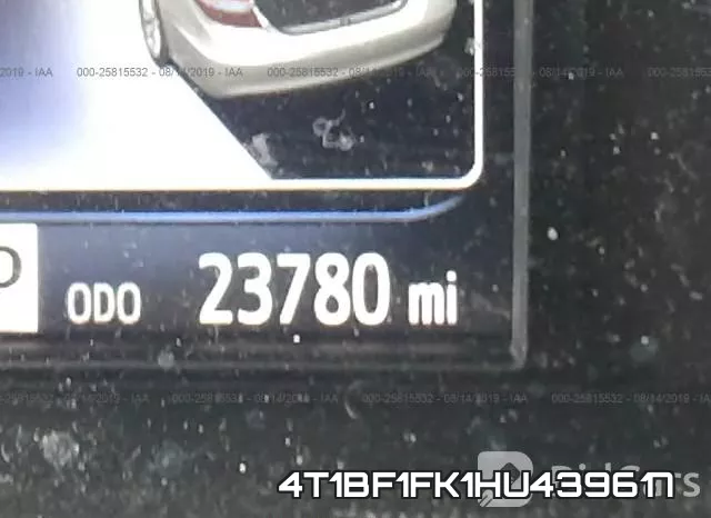 4T1BF1FK1HU439617 фото 6
