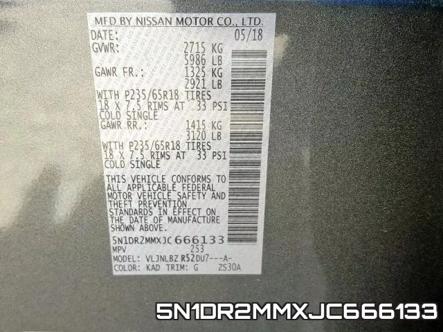 5N1DR2MMXJC666133 фото 2