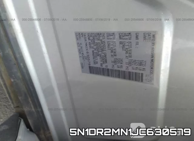 5N1DR2MN1JC630579 фото 9