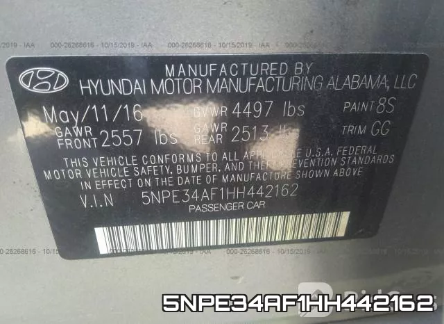 5NPE34AF1HH442162 фото 10