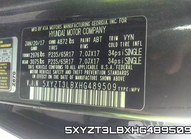 5XYZT3LBXHG489509 фото 10