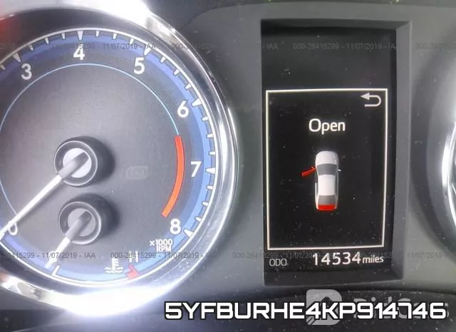5YFBURHE4KP914746 фото 8
