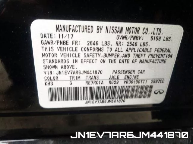 JN1EV7AR6JM441870 фото 2