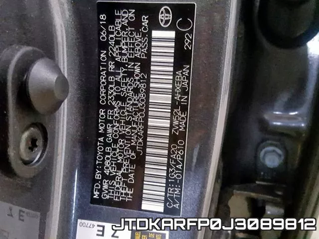 JTDKARFP0J3089812 фото 2